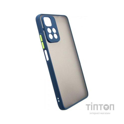 Чохол до мобільного телефона Dengos Matte Xiaomi Redmi Note 11 Pro 5G (blue) (DG-TPU-MATT-115)
