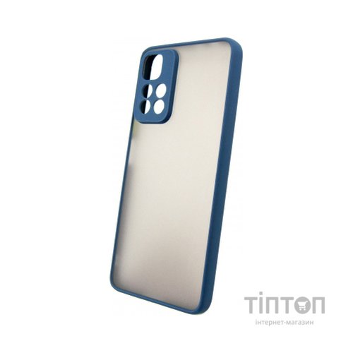 Чохол до мобільного телефона Dengos Matte Xiaomi Redmi Note 11 Pro 5G (blue) (DG-TPU-MATT-115)
