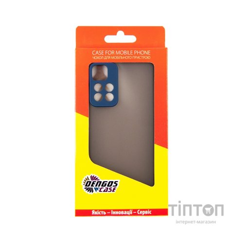 Чохол до мобільного телефона Dengos Matte Xiaomi Redmi Note 11 Pro 5G (blue) (DG-TPU-MATT-115)