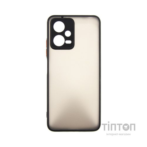 Чохол до мобільного телефона Dengos Matte Xiaomi Redmi Note 12 5g (black) (DG-TPU-MATT-129)