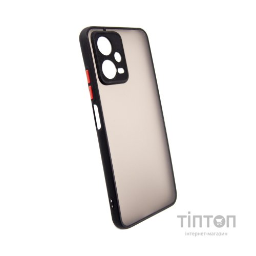 Чохол до мобільного телефона Dengos Matte Xiaomi Redmi Note 12 5g (black) (DG-TPU-MATT-129)