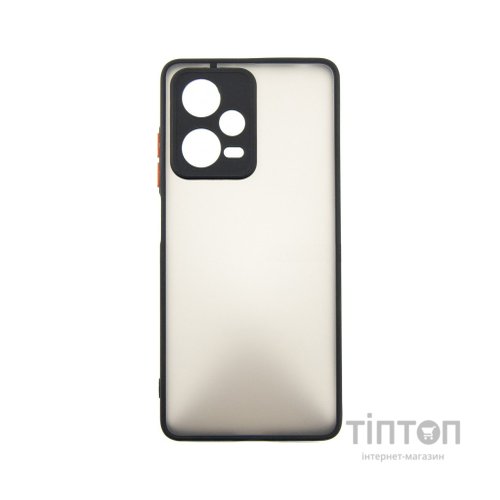 Чохол до мобільного телефона Dengos Matte Xiaomi Redmi Note 12 Pro 5g (black) (DG-TPU-MATT-128)