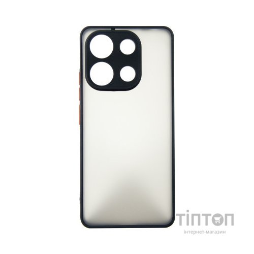 Чохол до мобільного телефона Dengos Matte Xiaomi Redmi Note 13 4G (black) (DG-TPU-MATT-140)