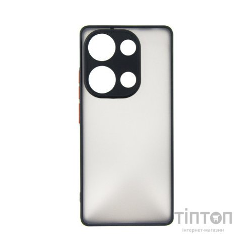 Чохол до мобільного телефона Dengos Matte Xiaomi Redmi Note 13 Pro 4G (black) (DG-TPU-MATT-141)