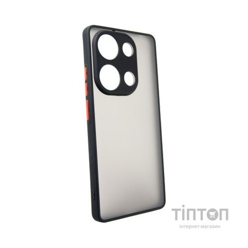 Чохол до мобільного телефона Dengos Matte Xiaomi Redmi Note 13 Pro 4G (black) (DG-TPU-MATT-141)