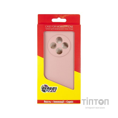 Чохол до мобільного телефона Dengos Oppo Reno 12 F/FS Soft + glass (Pink) (DG-KM-116)