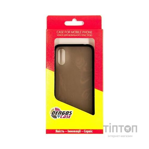 Чохол до мобільного телефона Dengos Samsung Galaxy A01 (black) (DG-TPU-MATT-32)