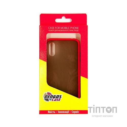 Чохол до мобільного телефона Dengos Samsung Galaxy A01 (red) (DG-TPU-MATT-33)