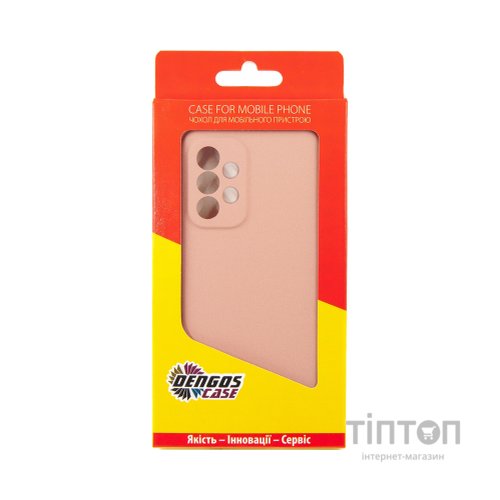 Чохол до мобільного телефона Dengos Soft для Samsung Galaxy A33 (pink) (DG-TPU-SOFT-01)