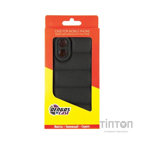 Чохол до мобільного телефона Dengos Soft OPPO A18 (black) (DG-TPU-SOFT-40)