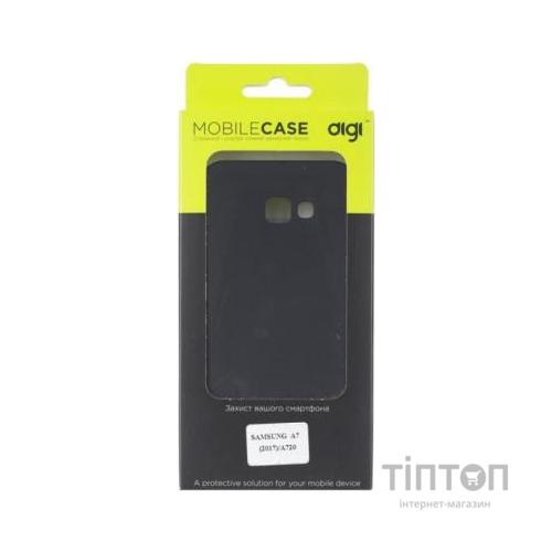 Чохол до мобільного телефона Digi для SAMSUNG A7 (2017)/A720 - Soft touch PC (Black) (6330589)