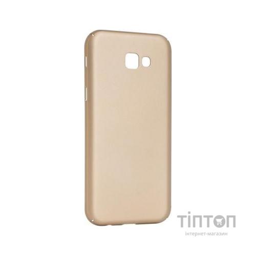 Чохол до мобільного телефона Digi для SAMSUNG A7 (2017)/A720 - Soft touch PC (Gold) (6330590)
