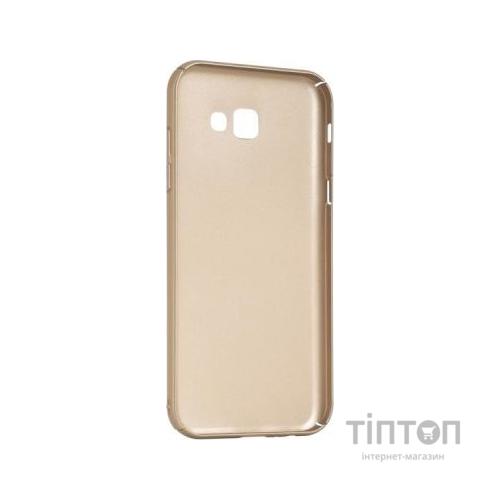 Чохол до мобільного телефона Digi для SAMSUNG A7 (2017)/A720 - Soft touch PC (Gold) (6330590)
