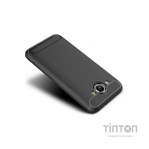 Чохол до мобільного телефона для Huawei Y3 2017 Carbon Fiber (Black) Laudtec (LT-HY32017B)