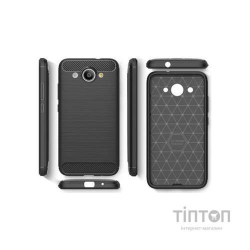 Чохол до мобільного телефона для Huawei Y3 2017 Carbon Fiber (Black) Laudtec (LT-HY32017B)
