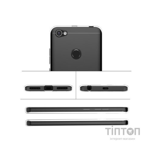 Чохол до мобільного телефона для Xiaomi Redmi Note 5A Clear tpu (Transperent) Laudtec (LC-XRN5A)