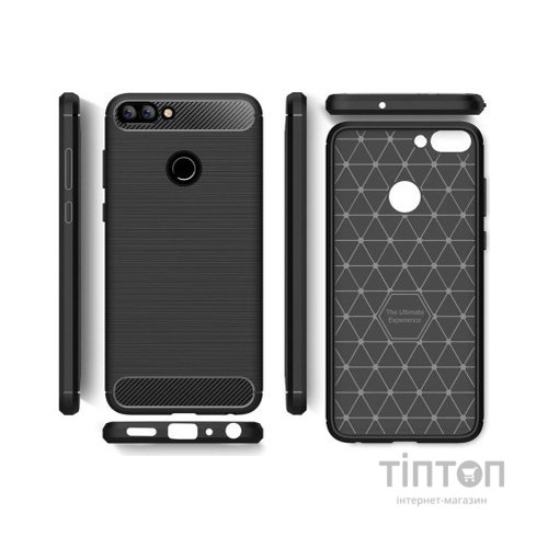 Чохол до мобільного телефона Laudtec для Huawei Y7 Prime 2018 Carbon Fiber (Black) (LT-YP2018)