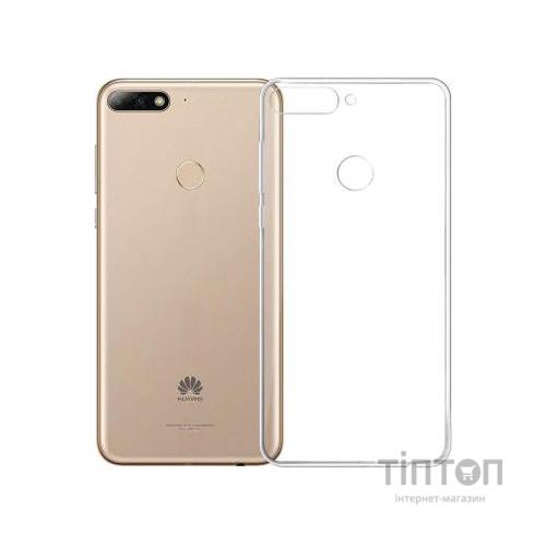 Чохол до мобільного телефона Laudtec для Huawei Y7 Prime 2018 Clear tpu (Transperent) (LC-YP2018)