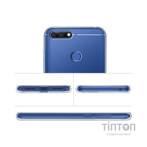 Чохол до мобільного телефона Laudtec для Huawei Y6 2018 Clear tpu (Transperent) (LC-HY62018T)