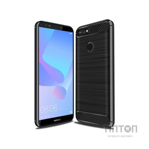 Чохол до мобільного телефона Laudtec для Huawei Y6 Prime 2018 Carbon Fiber (Black) (LT-HY6PM18)