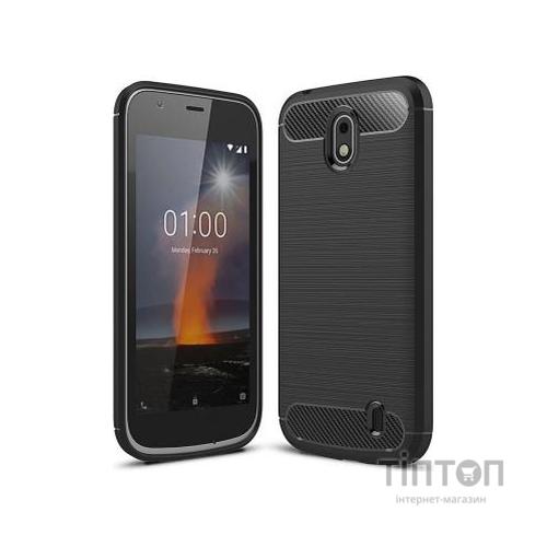 Чохол до мобільного телефона Laudtec для Nokia 1 Carbon Fiber (Black) (LT-N1B)