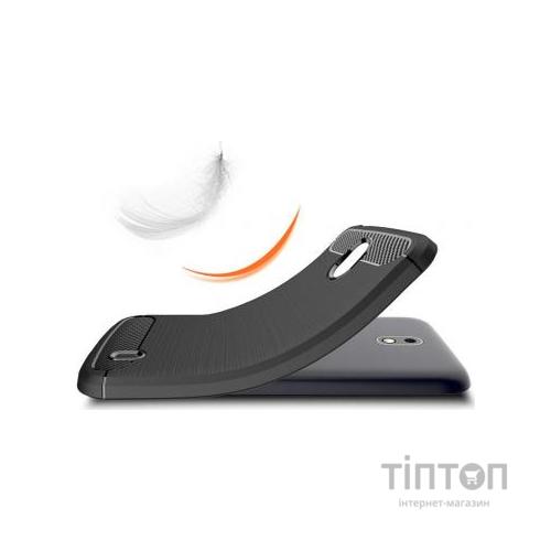 Чохол до мобільного телефона Laudtec для Nokia 1 Carbon Fiber (Black) (LT-N1B)