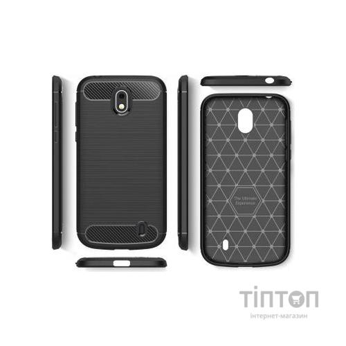 Чохол до мобільного телефона Laudtec для Nokia 1 Carbon Fiber (Black) (LT-N1B)