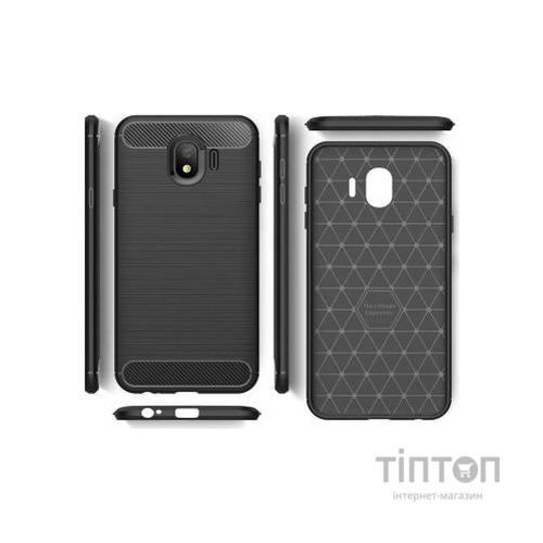 Чохол до мобільного телефона Laudtec для Samsung J4/J400 Carbon Fiber (Black) (LT-J400F)