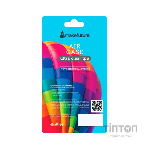 Чохол до мобільного телефона MakeFuture Air Case (Clear TPU) Samsung A8 Plus 2018 Black (MCA-SA818PBK)