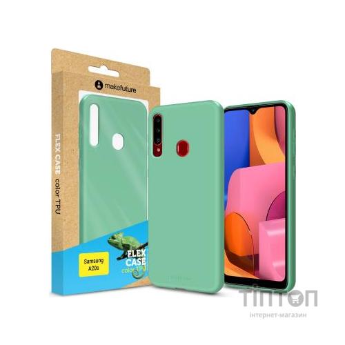 Чохол до мобільного телефона MakeFuture Flex Case (Soft-touch TPU) Samsung A20s Olive (MCF-SA20SOL)