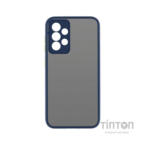 Чохол до мобільного телефона MakeFuture Samsung A33 Frame (Matte PC+TPU) Blue (MCMF-SA33BL)