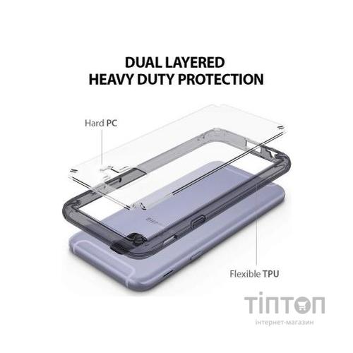 Чохол до мобільного телефона Ringke Fusion Samsung Galaxy A6 Smoke Black (RCS4438)