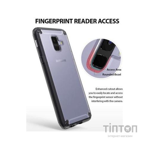 Чохол до мобільного телефона Ringke Fusion Samsung Galaxy A6 Smoke Black (RCS4438)