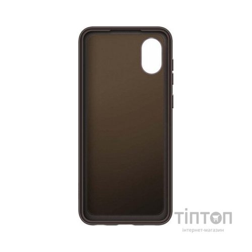 Чохол до мобільного телефона Samsung A03 Soft Clear Cover Black (EF-QA032TBEGRU)