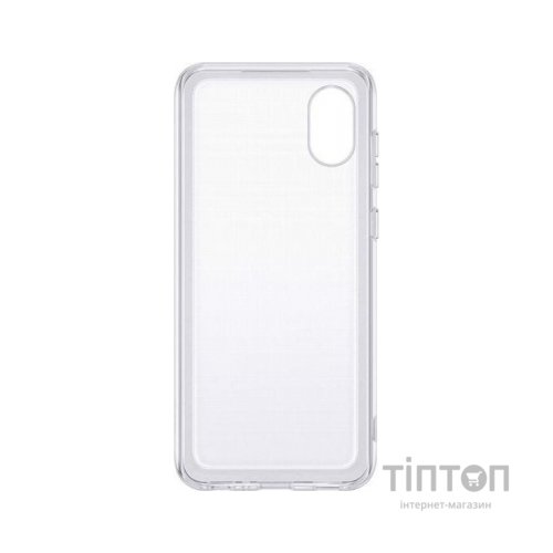 Чохол до мобільного телефона Samsung A03 Soft Clear Cover Transparent (EF-QA032TTEGRU)