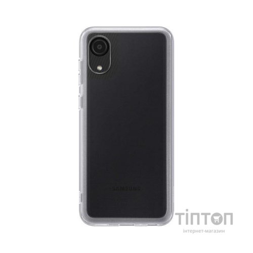 Чохол до мобільного телефона Samsung A03 Soft Clear Cover Transparent (EF-QA032TTEGRU)