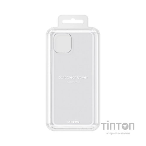Чохол до мобільного телефона Samsung A03 Soft Clear Cover Transparent (EF-QA035TTEGRU)