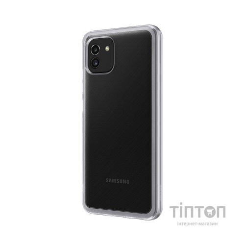 Чохол до мобільного телефона Samsung A03 Soft Clear Cover Transparent (EF-QA035TTEGRU)