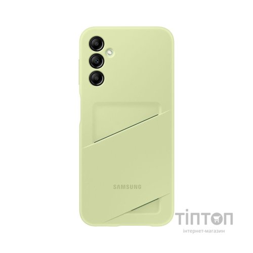 Чохол до мобільного телефона Samsung A14 Card Slot Case Lime (EF-OA146TGEGRU)