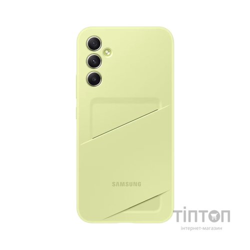 Чохол до мобільного телефона Samsung A34 Card Slot Case Lime (EF-OA346TGEGRU)