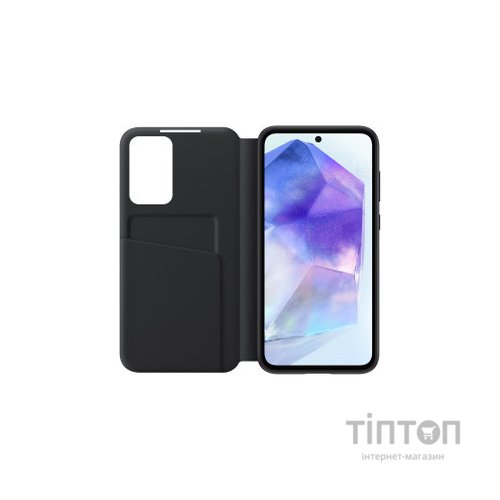 Чохол до мобільного телефона Samsung Galaxy A55 (A556) Smart View Wallet Case Black (EF-ZA556CBEGWW)