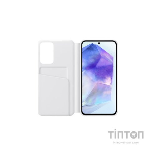 Чохол до мобільного телефона Samsung Galaxy A55 (A556) Smart View Wallet Case White (EF-ZA556CWEGWW)