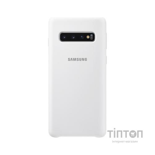 Чохол до мобільного телефона Samsung Galaxy S10 (G973) Silicone Cover White (EF-PG973TWEGRU)