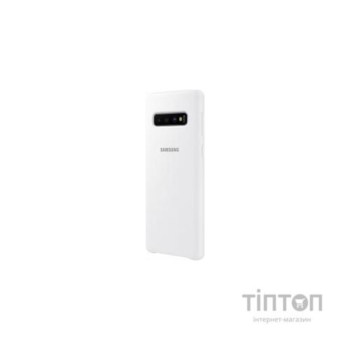 Чохол до мобільного телефона Samsung Galaxy S10 (G973) Silicone Cover White (EF-PG973TWEGRU)