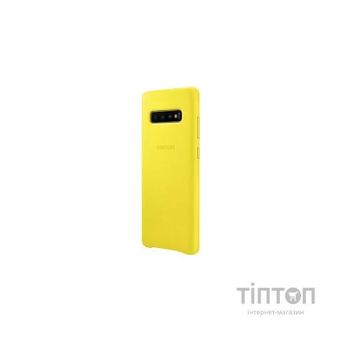 Чохол до мобільного телефона Samsung Galaxy S10+ (G975) Leather Cover Yellow (EF-VG975LYEGRU)