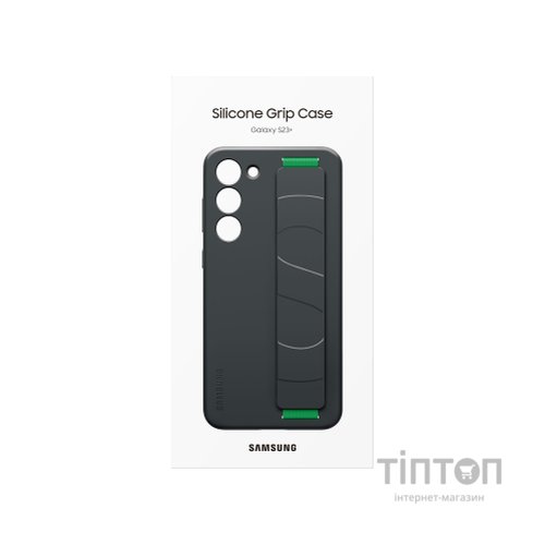 Чохол до мобільного телефона Samsung Galaxy S23 Plus Silicone Grip Case Black (EF-GS916TBEGRU)