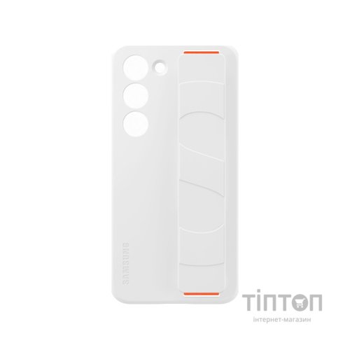 Чохол до мобільного телефона Samsung Galaxy S23 Plus Silicone Grip Case White (EF-GS916TWEGRU)