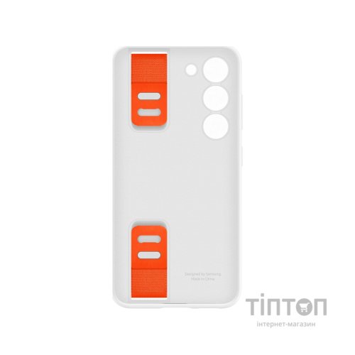 Чохол до мобільного телефона Samsung Galaxy S23 Plus Silicone Grip Case White (EF-GS916TWEGRU)