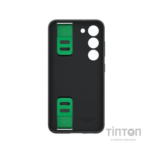 Чохол до мобільного телефона Samsung Galaxy S23 Silicone Grip Case Black (EF-GS911TBEGRU)