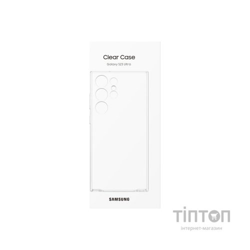 Чохол до мобільного телефона Samsung Galaxy S23 Ultra Clear Case Transparency (EF-QS918CTEGRU)